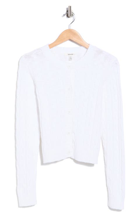 Brooks Cotton Cable Cardigan