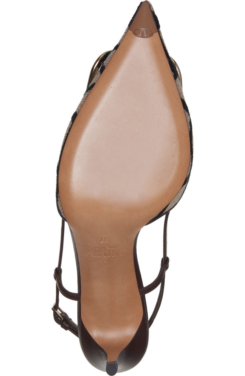 Valentino Garavani VLOGO Pointed Toe Slingback Pump, Alternate, color,