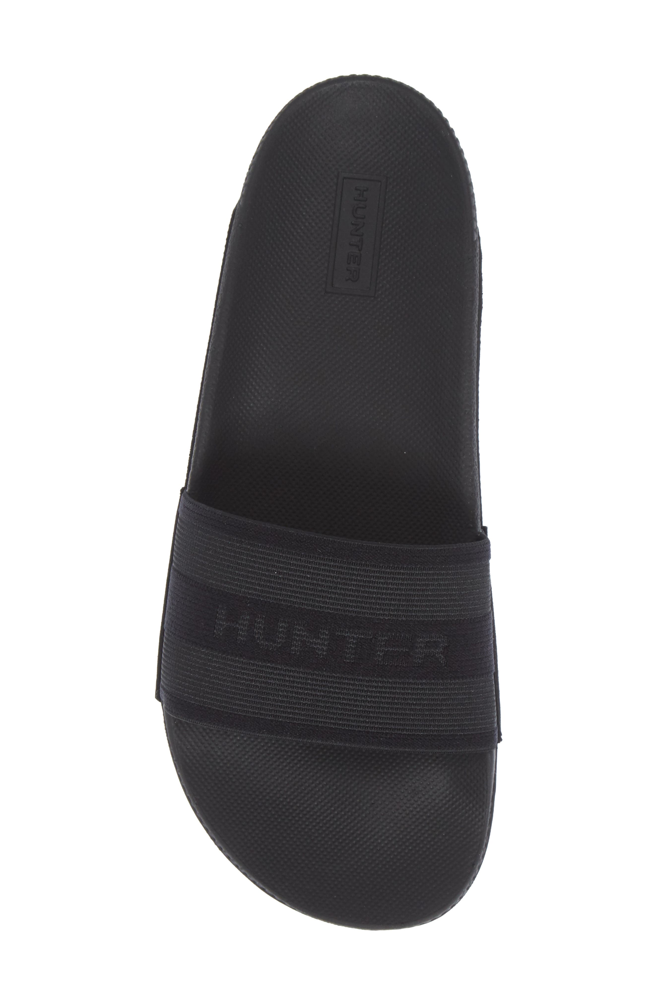 Hunter Original Elastic Slide Sandal, Alternate, color, 