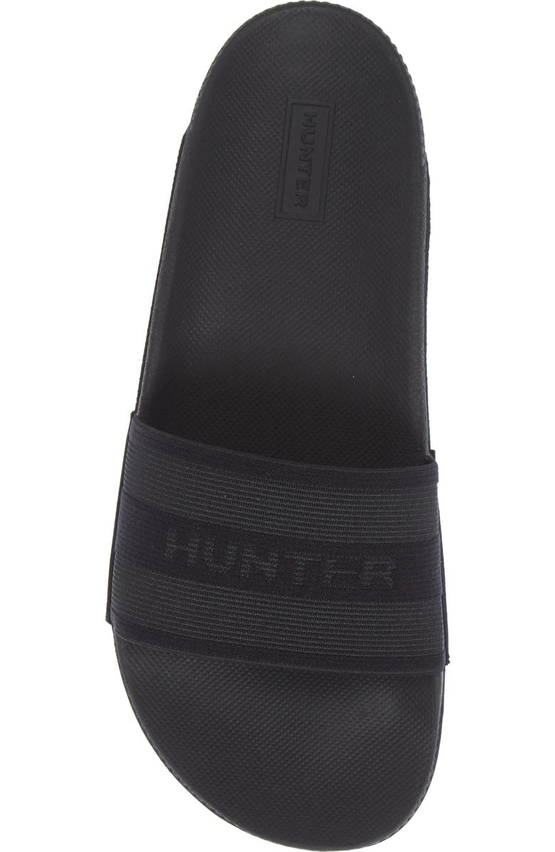 Hunter Original Elastic Slide Sandal, Alternate, color,