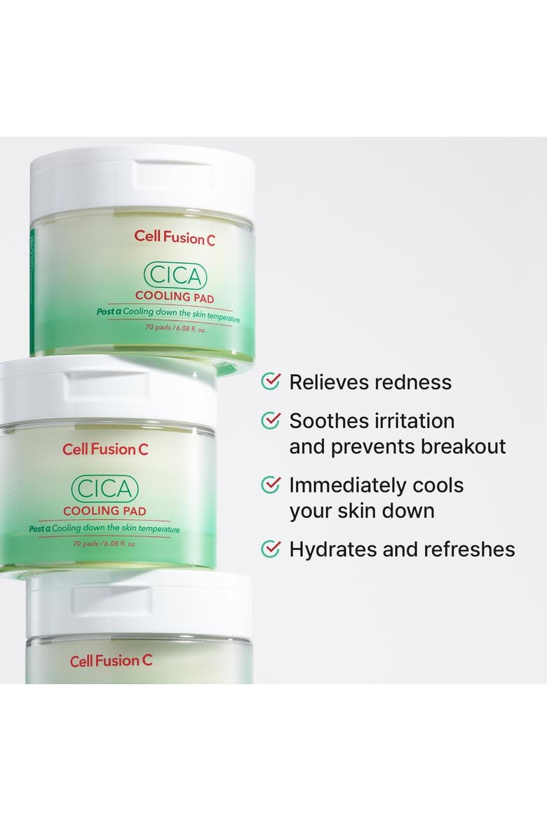Post Alpha Cica Cooling Toner Pad, Alternate, color, 180ml (6.08 fl. oz)