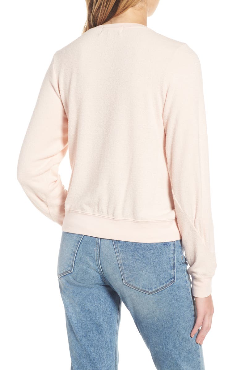 DREAM SCENE Heart Sweatshirt, Alternate, color,