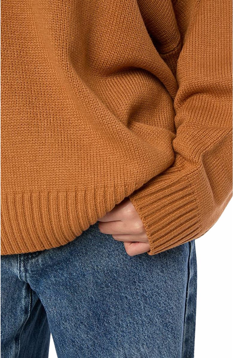 WeWoreWhat Oversized Funnel Neck Sweater, Alternate, color,