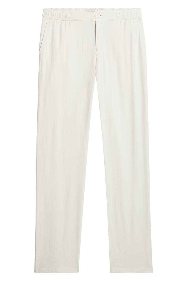 Aerolinen Linen Blend Pants, Alternate, color, IVORY