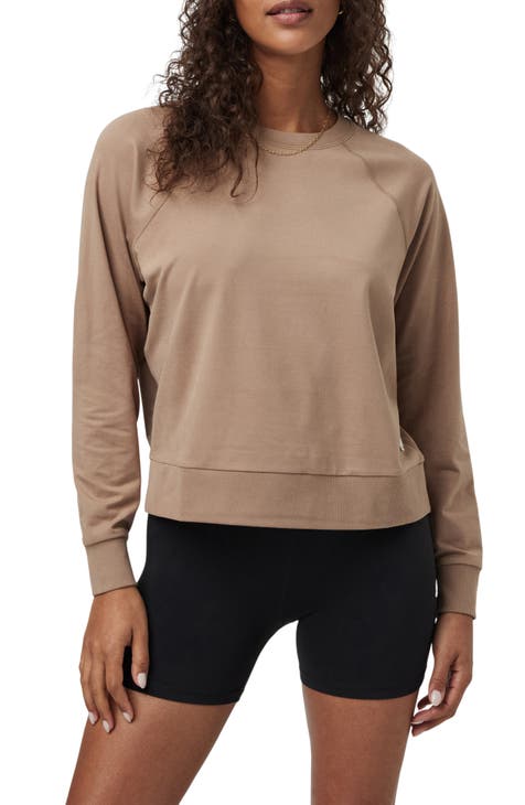 Gathering Sunset Crewneck Sweatshirt for Women