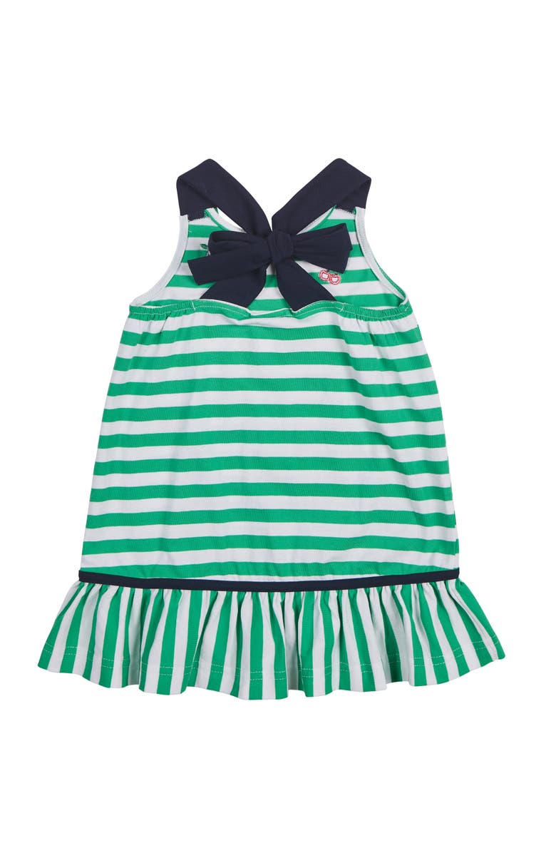 Florence Eiseman Stripe Knit Dress With Cherries, Alternate, color, Green / White