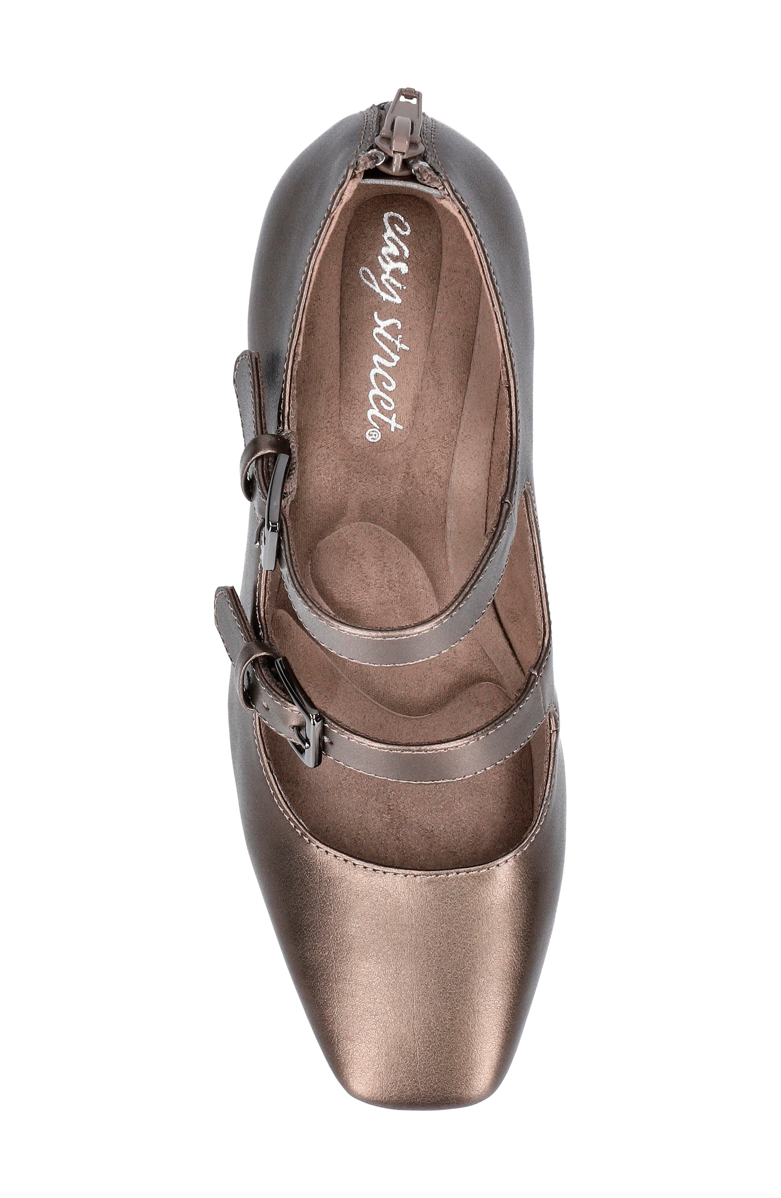 EASY STREET Willis Square Toe Mary Jane Pump, Alternate, color, Pewter