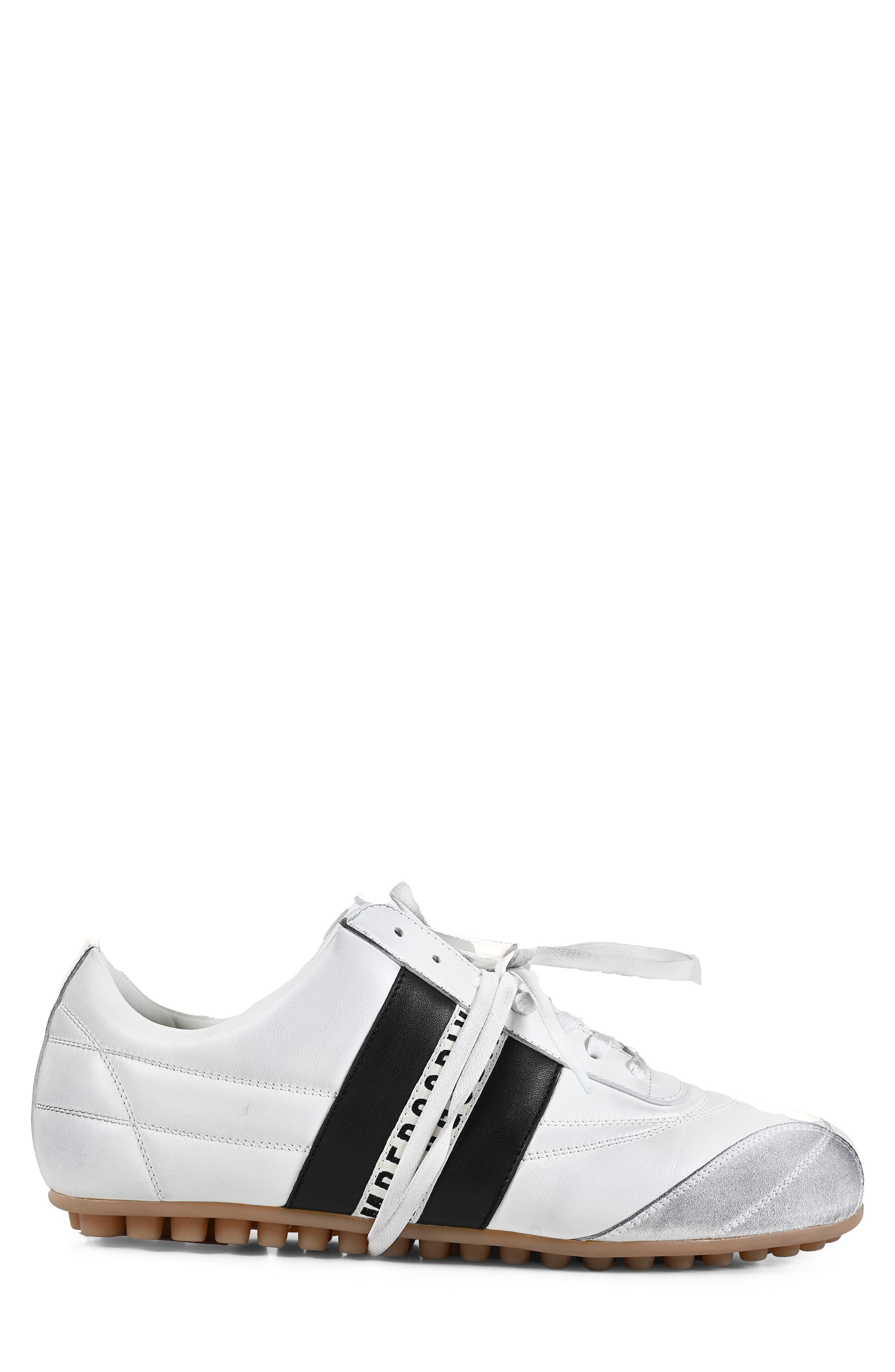 BIKKEMBERGS Distressed Low Top Sneaker, Alternate, color, White