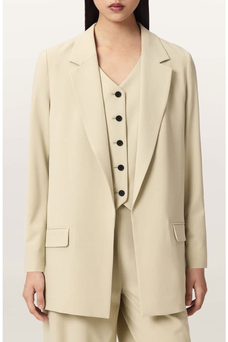 Aleida Long Blazer, Main, color, HAZE GREEN