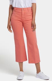 NYDJ Coco High Waist Crop Wide Leg Jeans