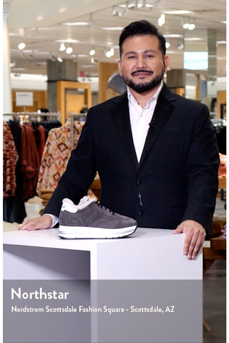Maran Genuine Shearling & Suede Sneaker video