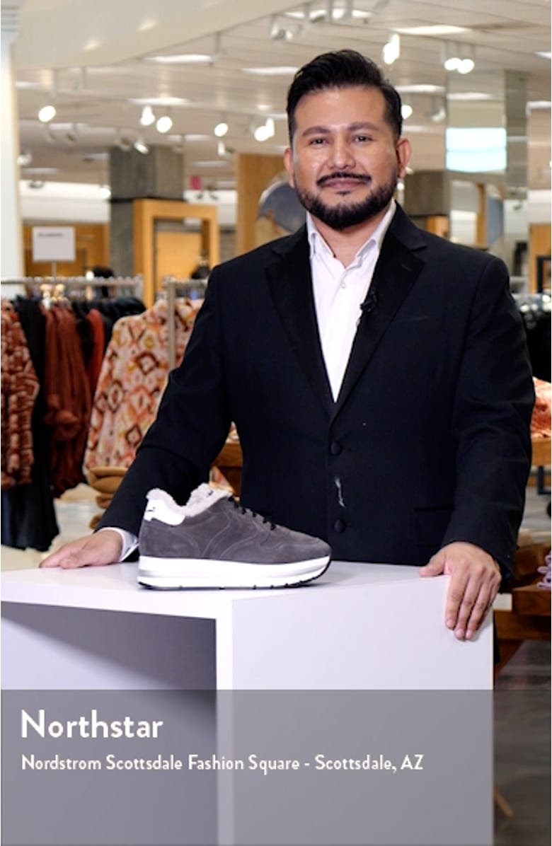 Maran Genuine Shearling & Suede Sneaker, sales video thumbnail