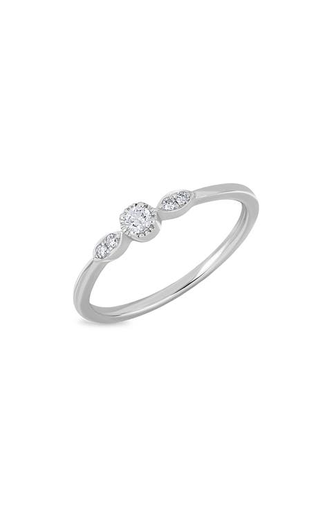 Monaco Diamond Stacking Ring