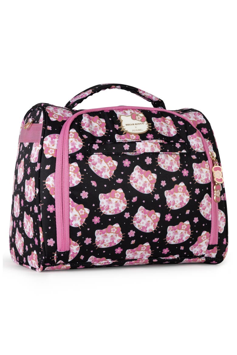 x Hello Kitty® Cherry Blossoms Insulated Bottle Bag, Alternate, color, CHERRY BLOSSOMS