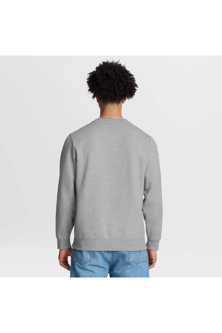 Men's Fanatics Heather Gray Detroit Lions Powerful Throw Legacy Pullover Sweatshirt, Alternate, color, Heather Gray