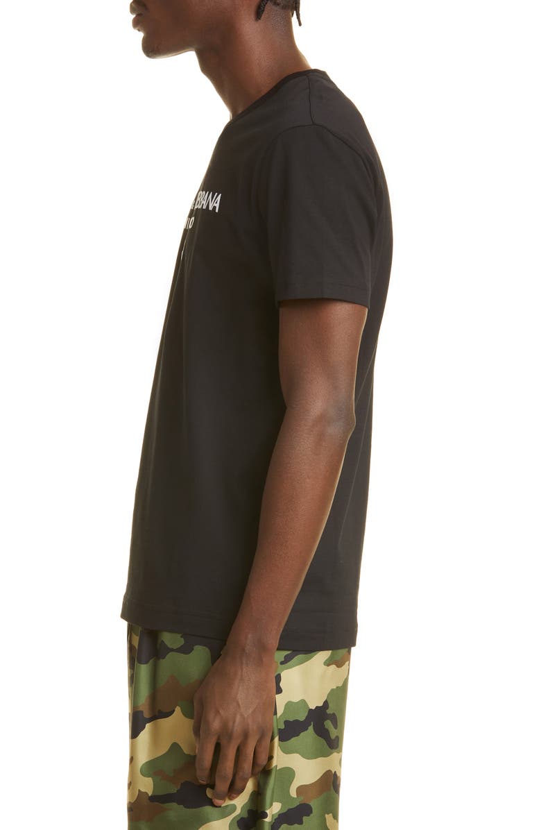 Dolce&Gabbana Men's DG Embroidered T-Shirt, Alternate, color,