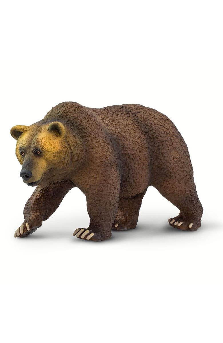 Safari Ltd. Grizzly Bear Toy, Alternate, color, NO COLOR