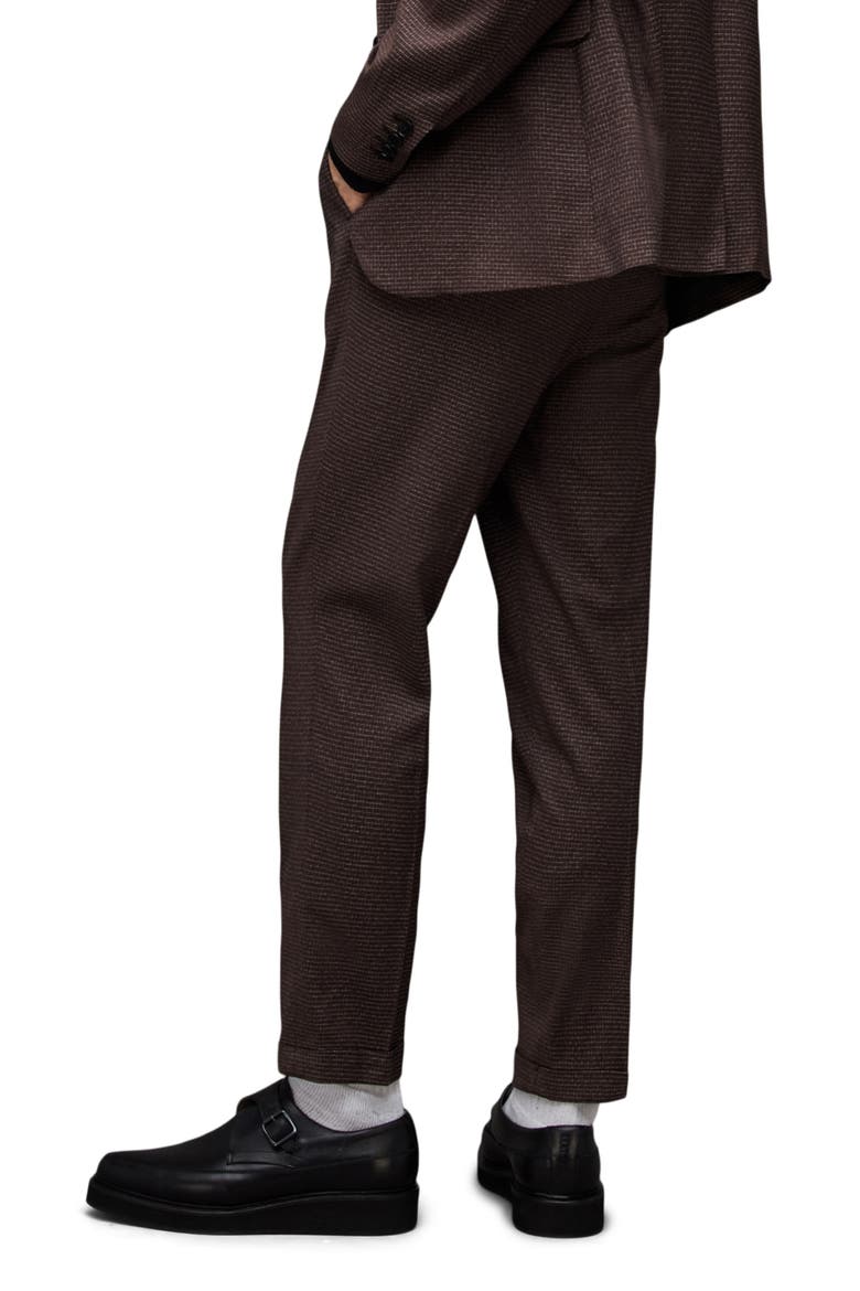Lowdes Cuffed Ankle Pants, Alternate, color, OXBLOOD RED