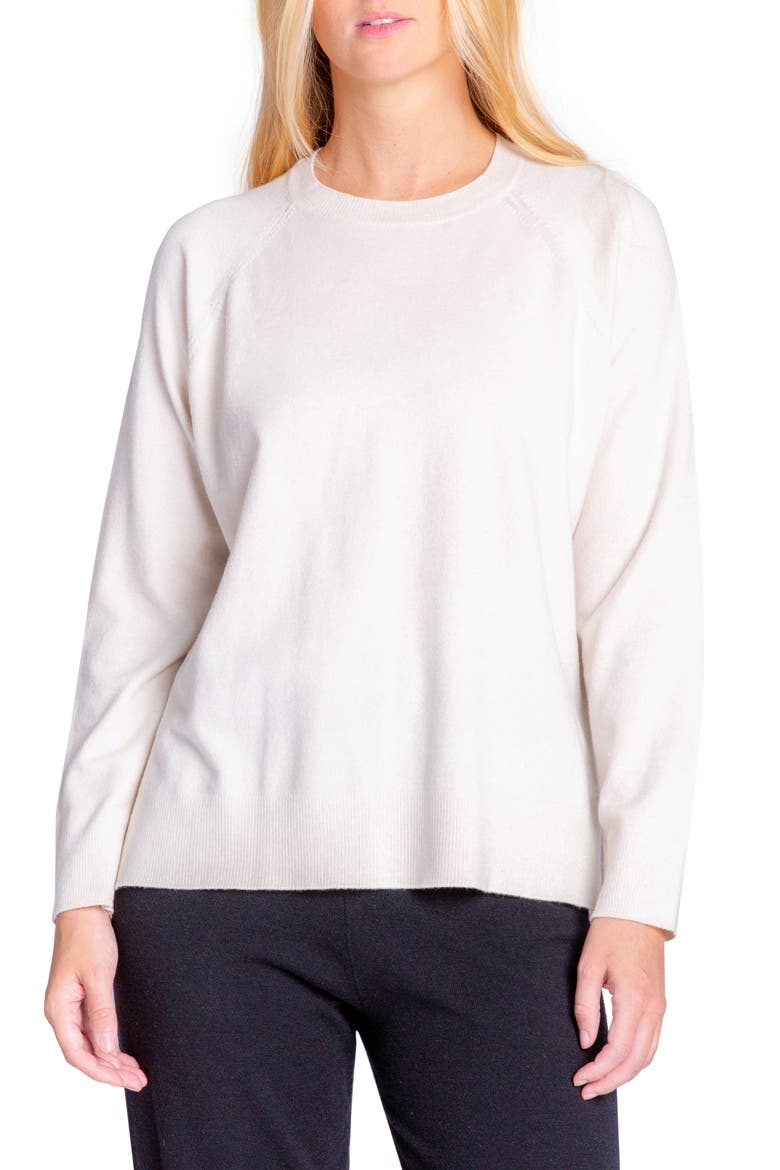 Sweater Knit Lounge Top, Main, color, OATMEAL