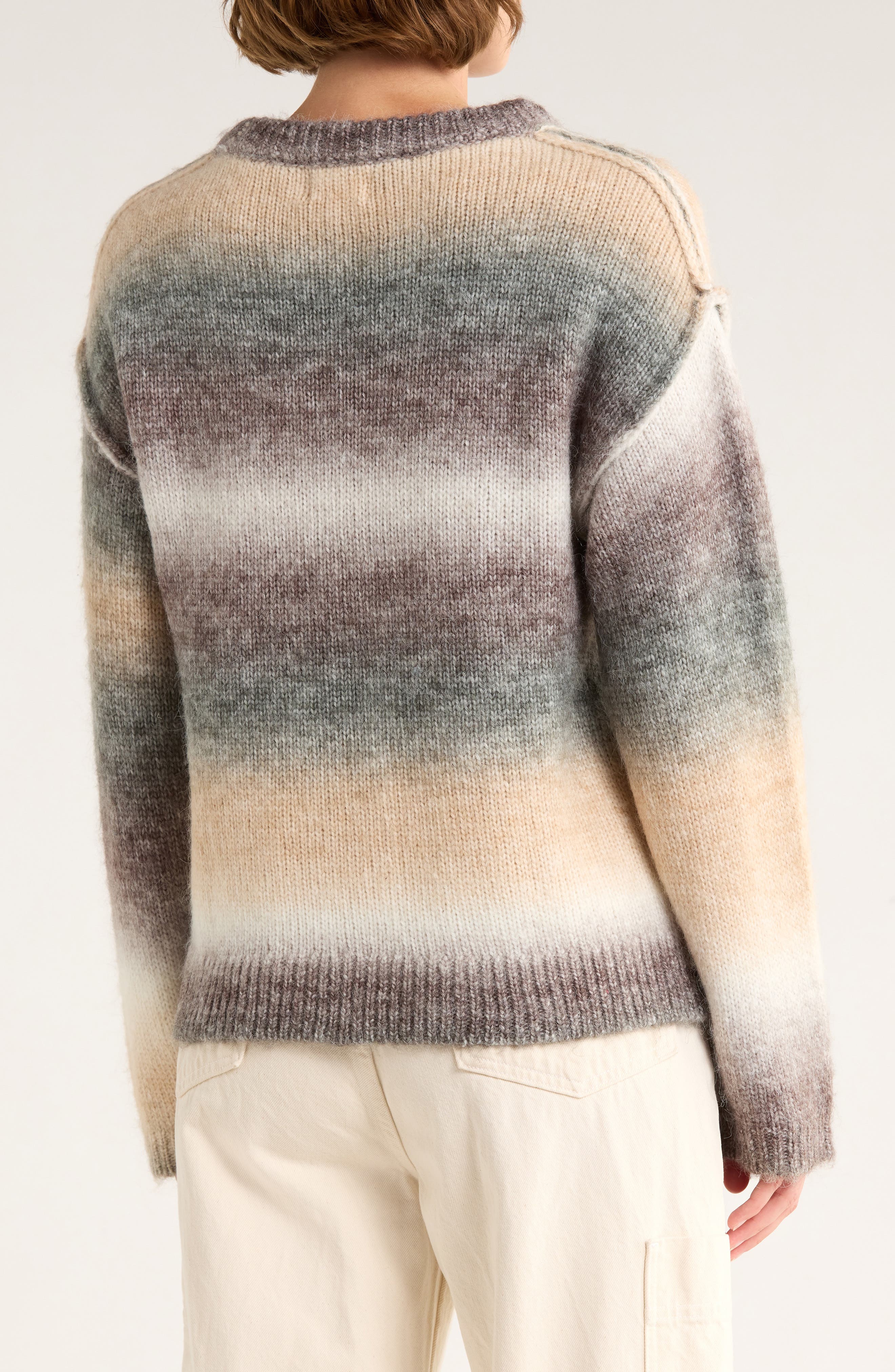 Diffused Stripe Sweater - image 2