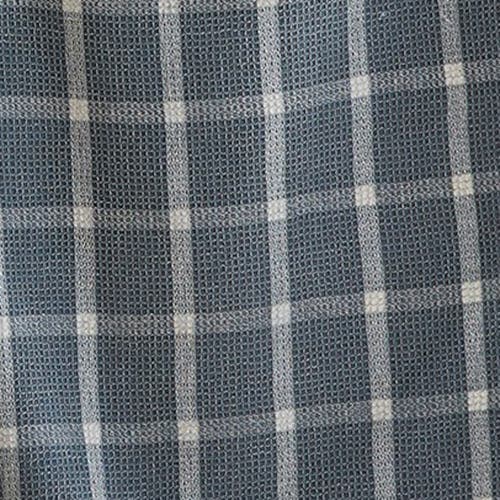 Tag 26"l X 18"w Mae Set Of 3 Slate  Cotton Waffle Weave Dishtowel Kitchen Towel Blue Machine Washasb In Multi