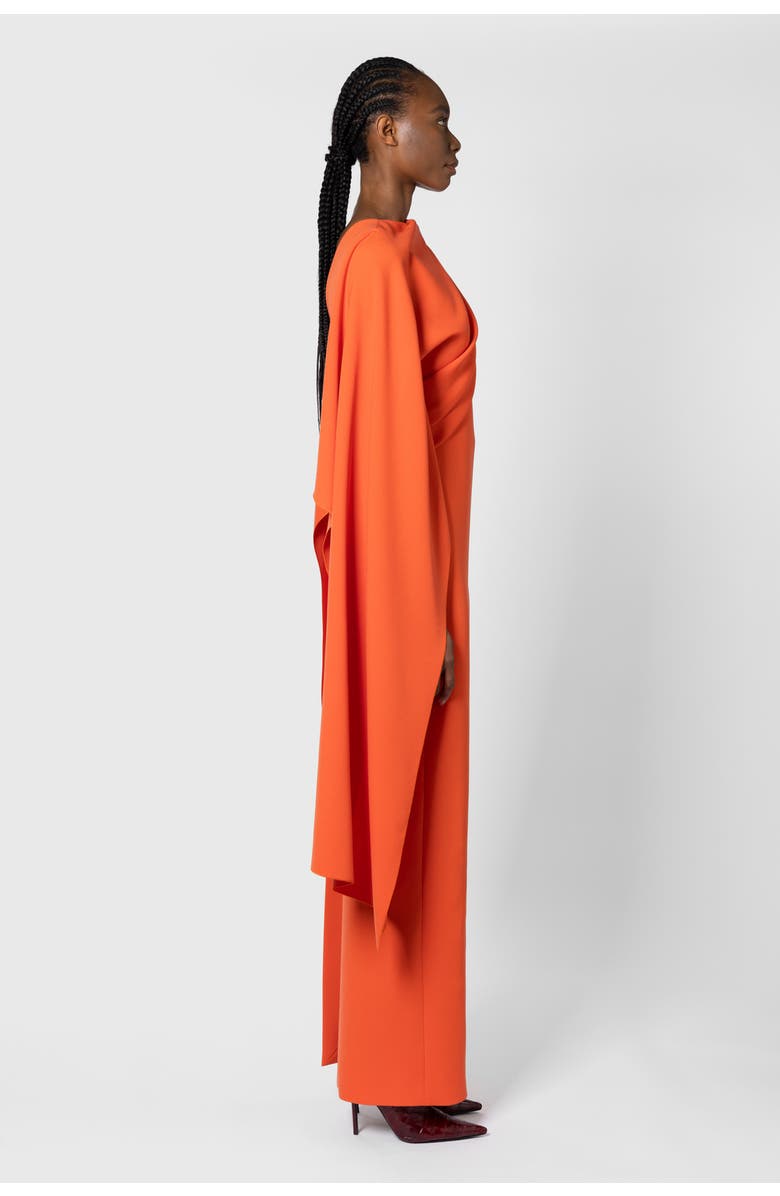 Roksanda Iven Long Sleeved Maxi Dress, Alternate, color, Venetian Red