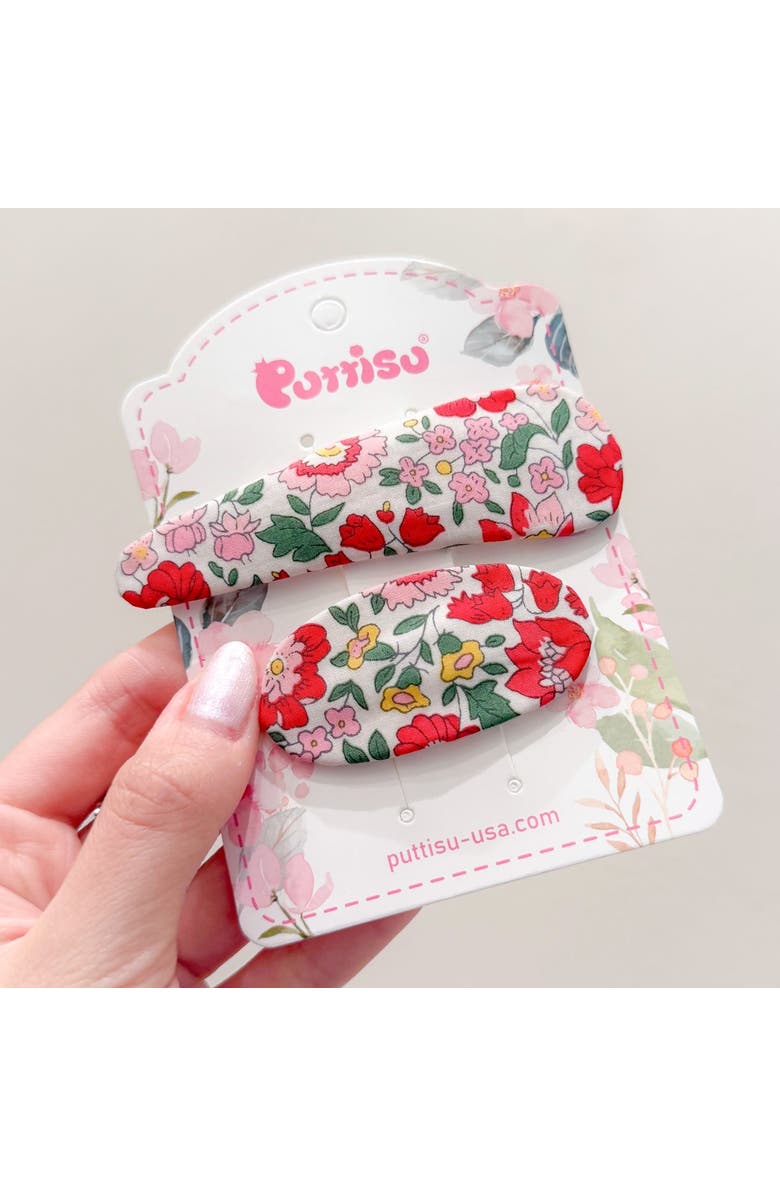 Puttisu Liberty Floral Hair Clip Set of 6, Alternate, color, Wildflower Mix