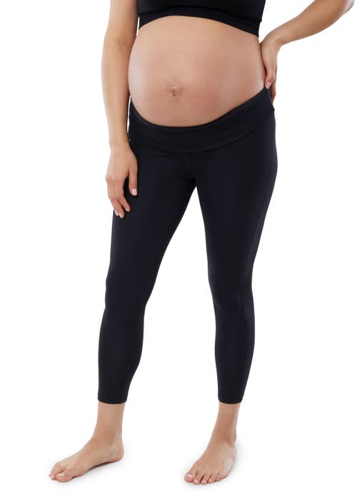 Ingrid & Isabel Maternity Foldover Legging Bundle In Black