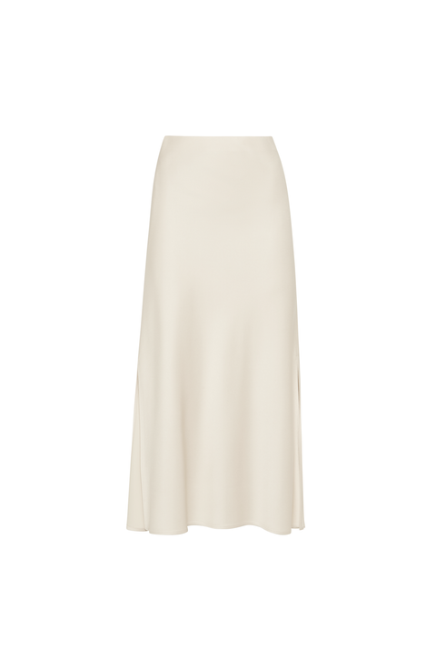 Brunello cucinelli ガーゼスカート BRUNELLO CUCINELLI Organza-trimmed cotton-blend midi wrap