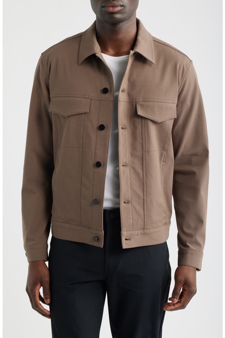Theory River Trucker in Neoteric Twill Jacket (Men) | Nordstrom