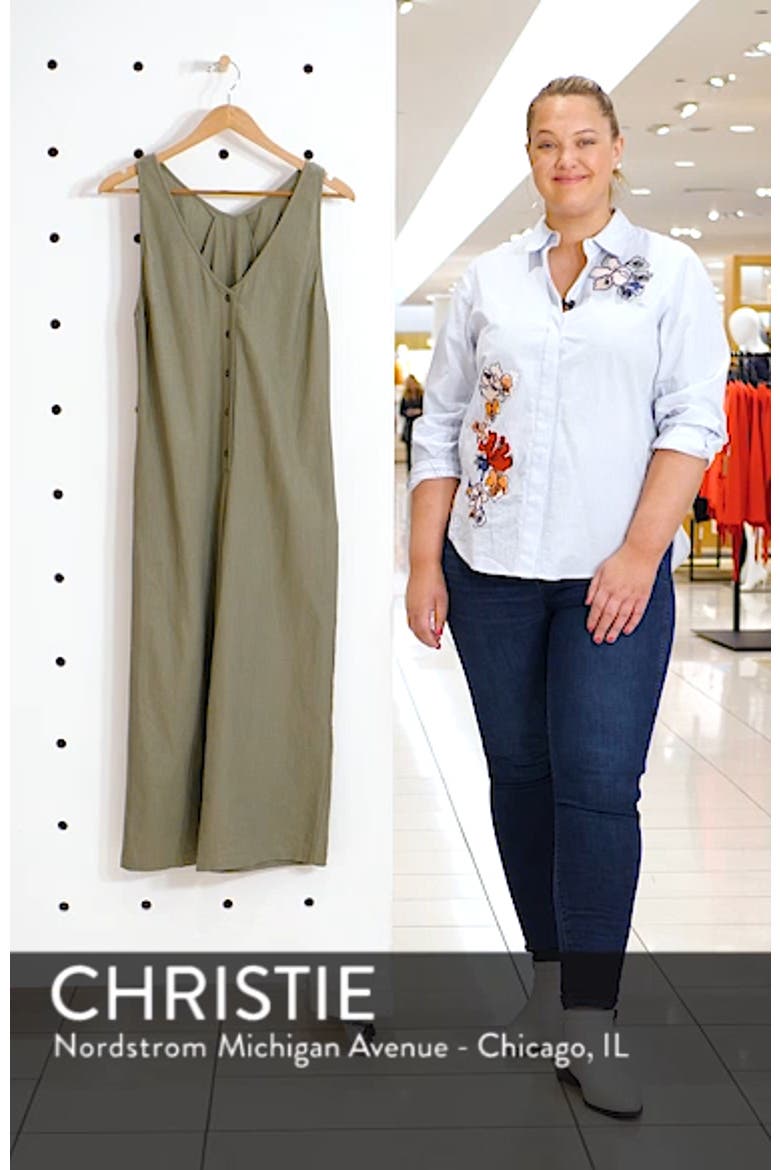 Button Front Jumpsuit video