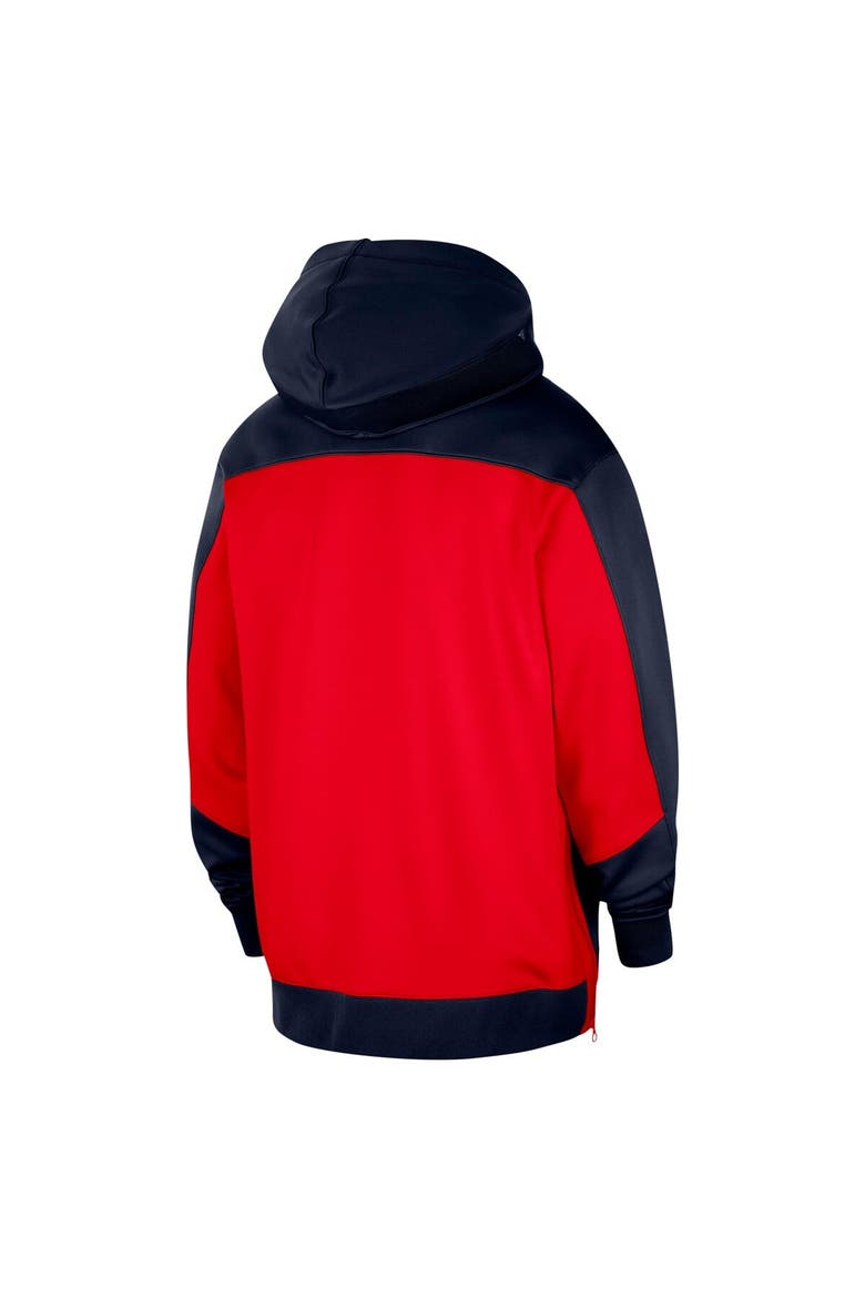 Men's Nike Navy LA Clippers Authentic On-Court Showtime Performance Full-Zip Hoodie, Alternate, color, Navy