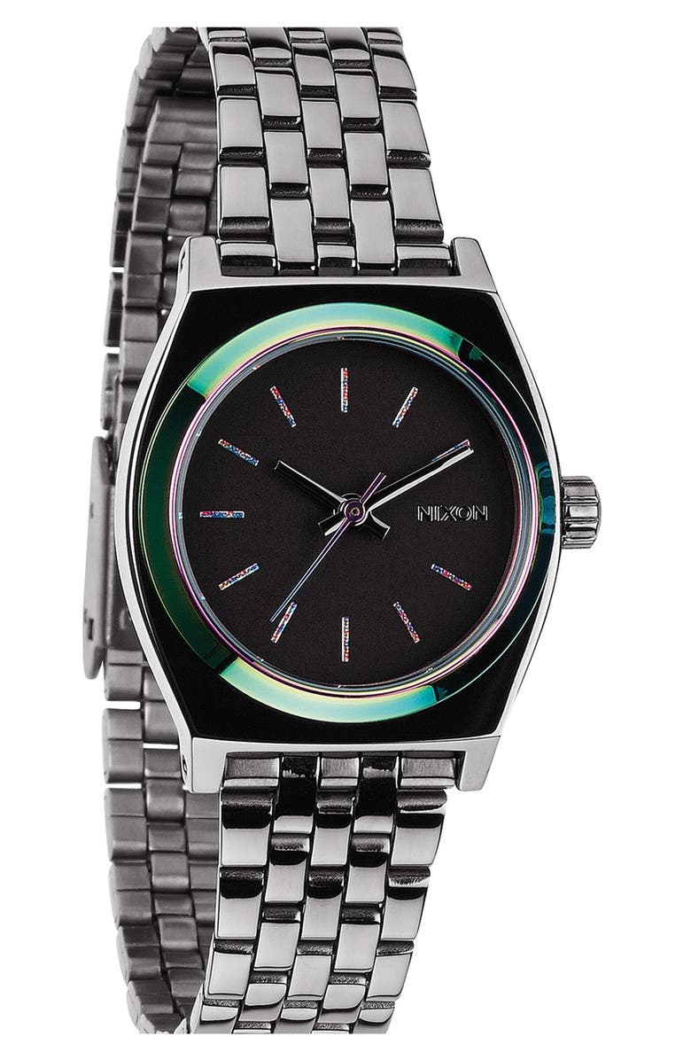 Nixon 'The Small Time Teller' Bracelet Watch, 26mm, Alternate, color, 