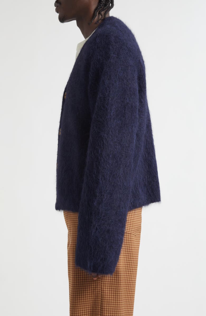 Séfr Lee Alpaca Blend V-Neck Cardigan, Alternate, color, Neptune Alpaca