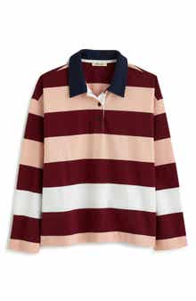 Madewell Long Sleeve Rugby Polo Shirt