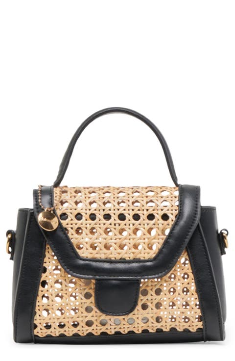 Tropez Wicker Top Handle Bag