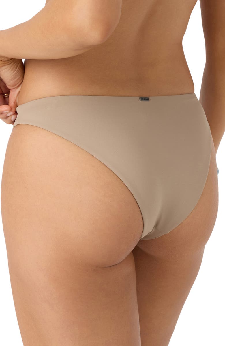O'Neill Rockley Saltwater Solids Bikini Bottoms, Alternate, color, Dune