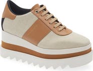 Stella McCartney Sneakelyse Platform Canvas Sneaker
