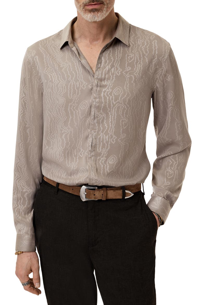 Hickory Button-Up Shirt, Main, color, TWIG