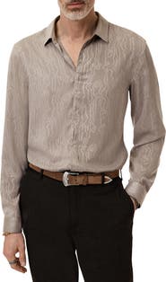 John Varvatos Hickory Button-Up Shirt