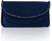 Jewel Badgley Mischka Talia Double Flap Clutch