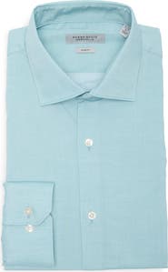 Perry Ellis Luxe Slim Fit Solid Dress Shirt