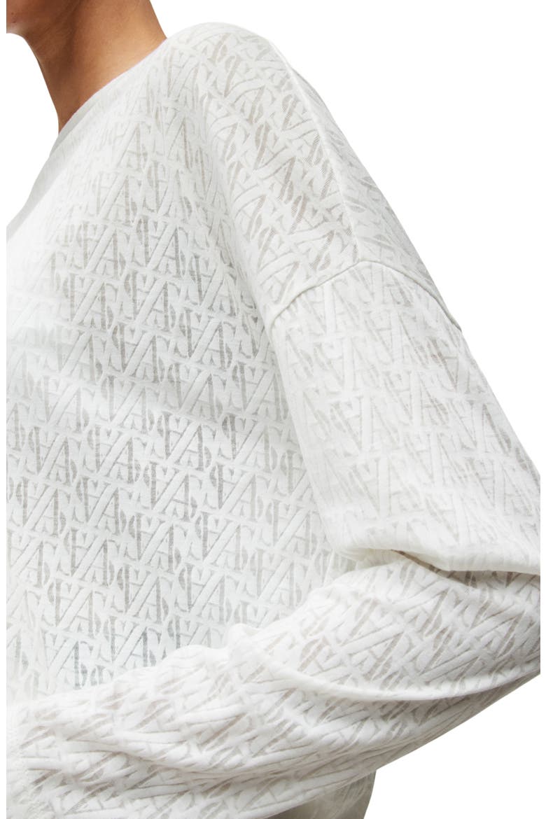 Rita Devore Semisheer Blouse, Alternate, color, OPTIC WHITE