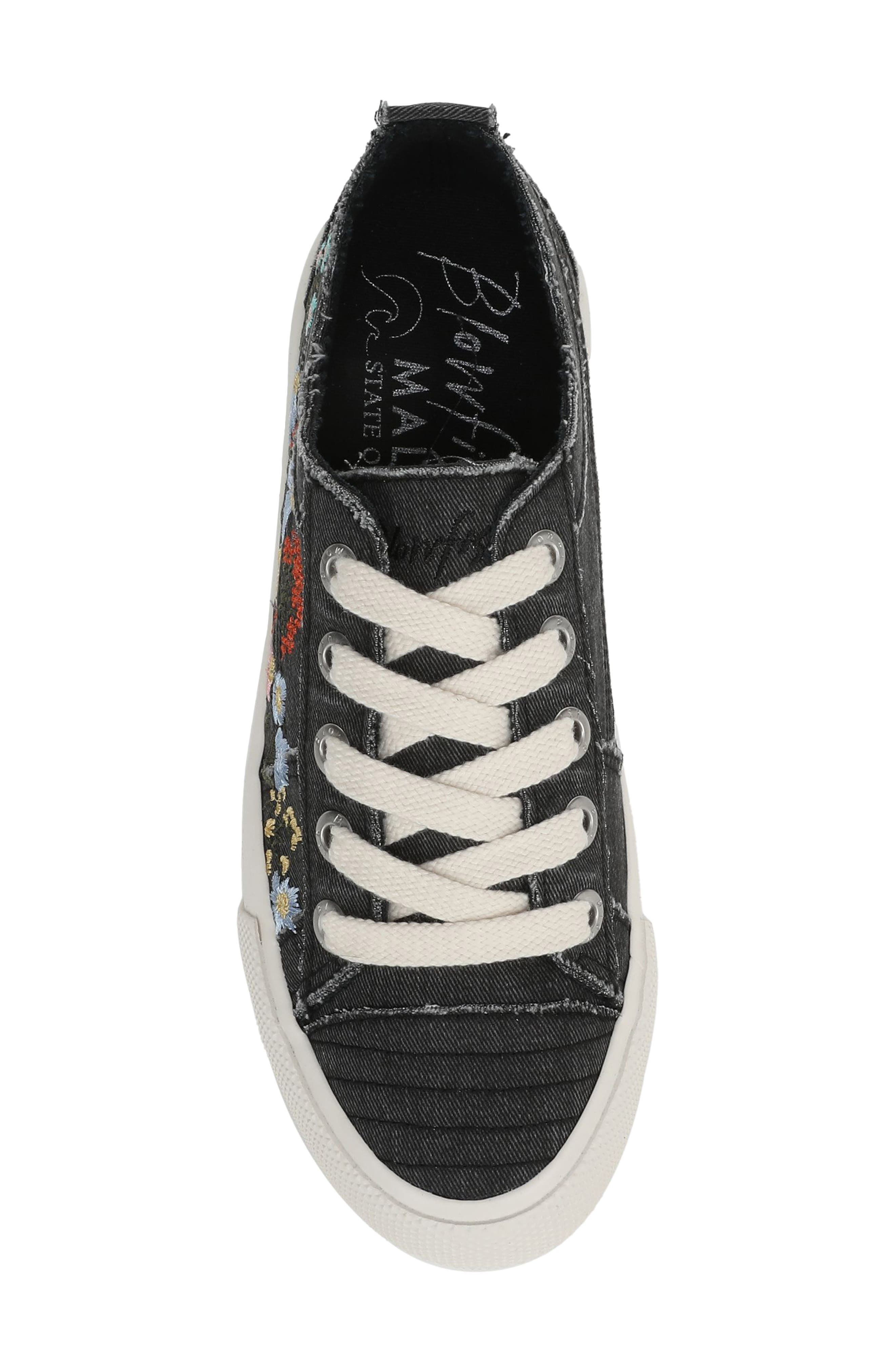 Vivid Sneaker, Alternate, color, BLACK TWILL FABRIC
