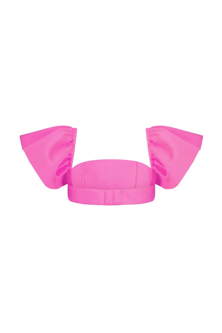 Bumbag Bra Top, Alternate, color, Fuchsia Pink