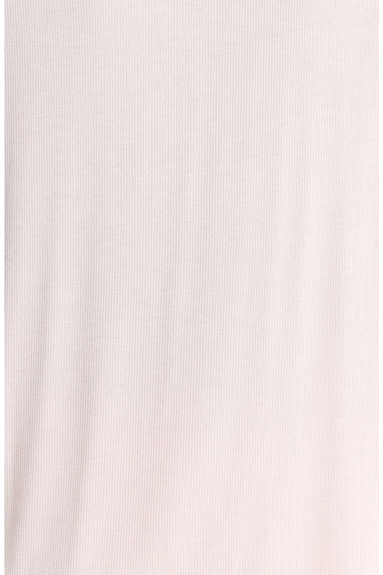 Moonlight Eco Rib Long Sleeve Shortie Pajamas, Alternate, color, PINK LOFT