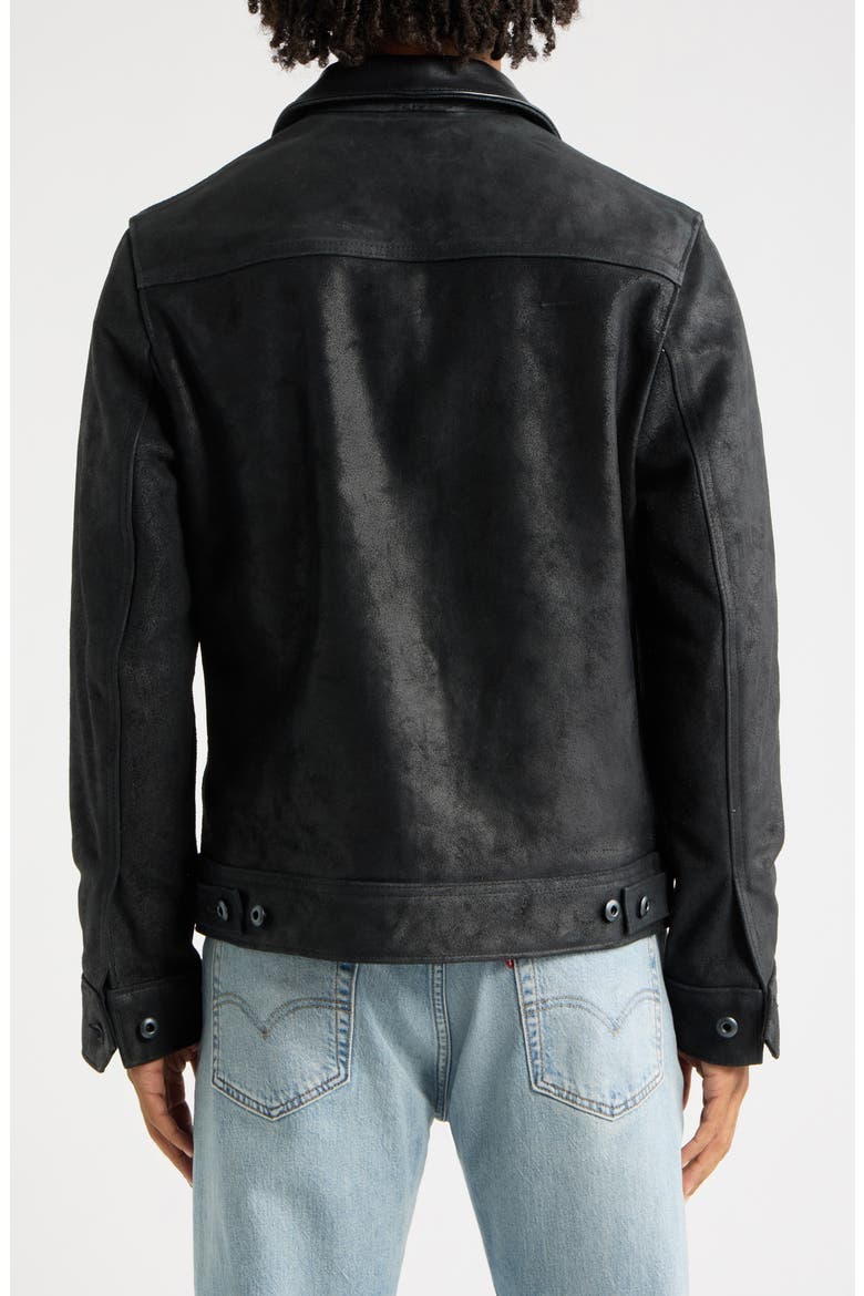 Leather Jacket, Alternate, color, BLACK