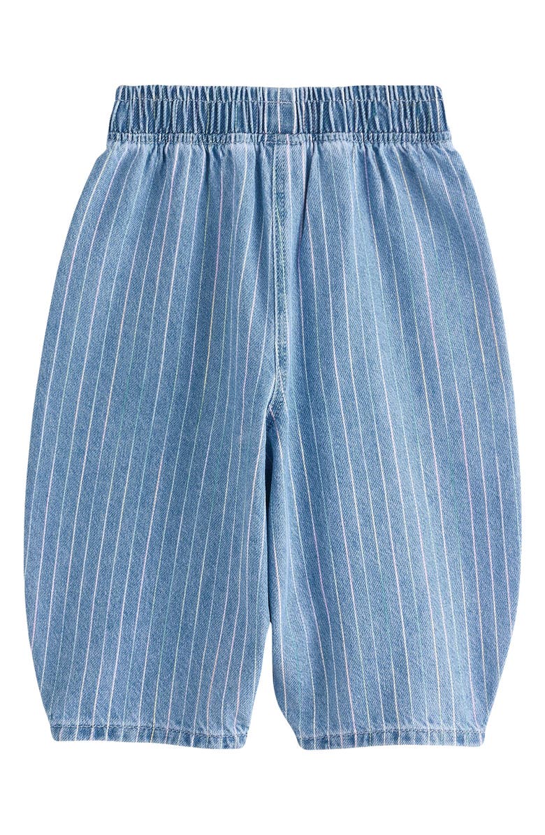 NEXT Kids
Stripe Drawstring Balloon Jeans, Alternate, color,
