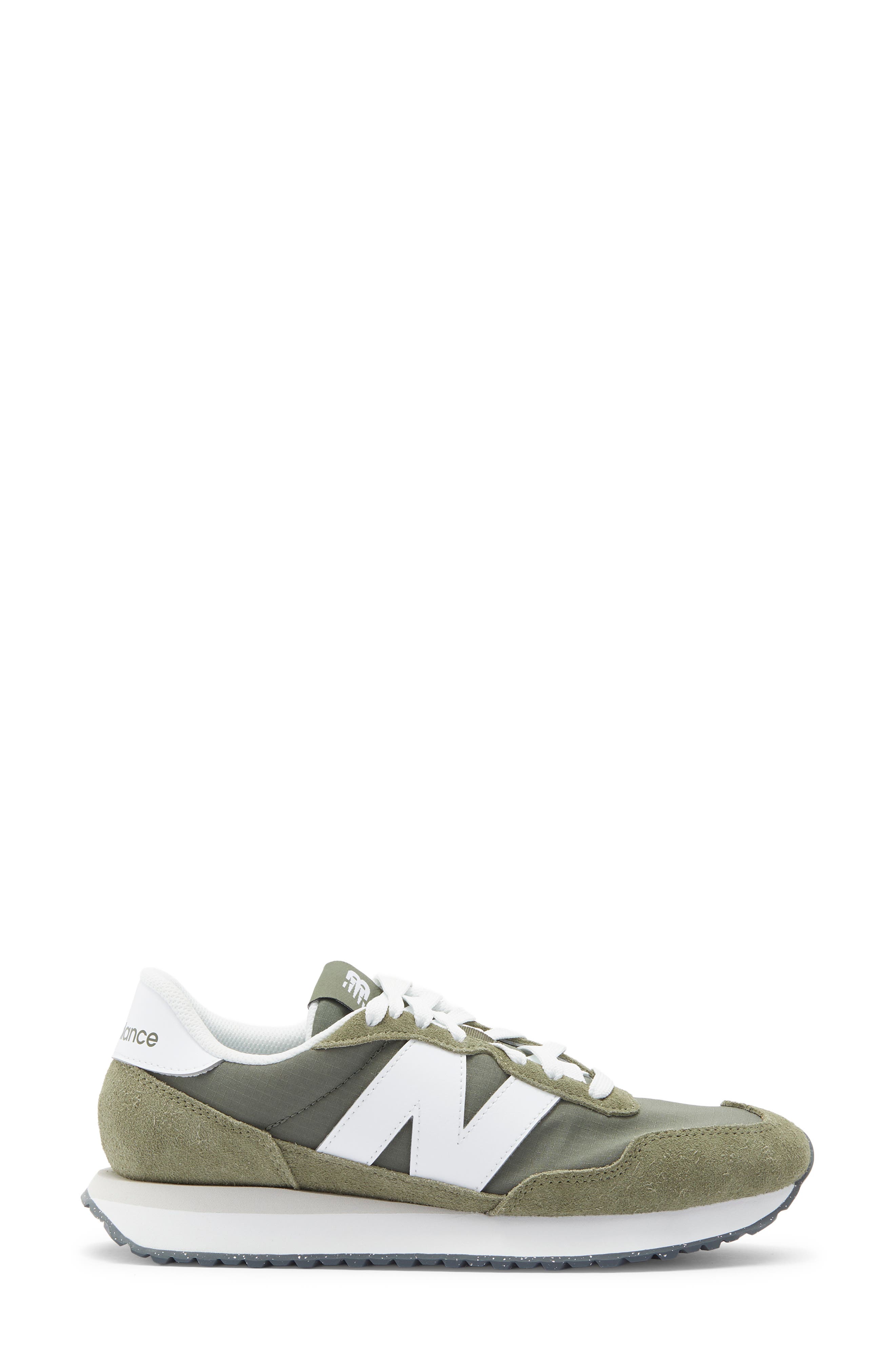 237 Sneaker, Alternate, color, DARK OLIVINE/ NB WHITE
