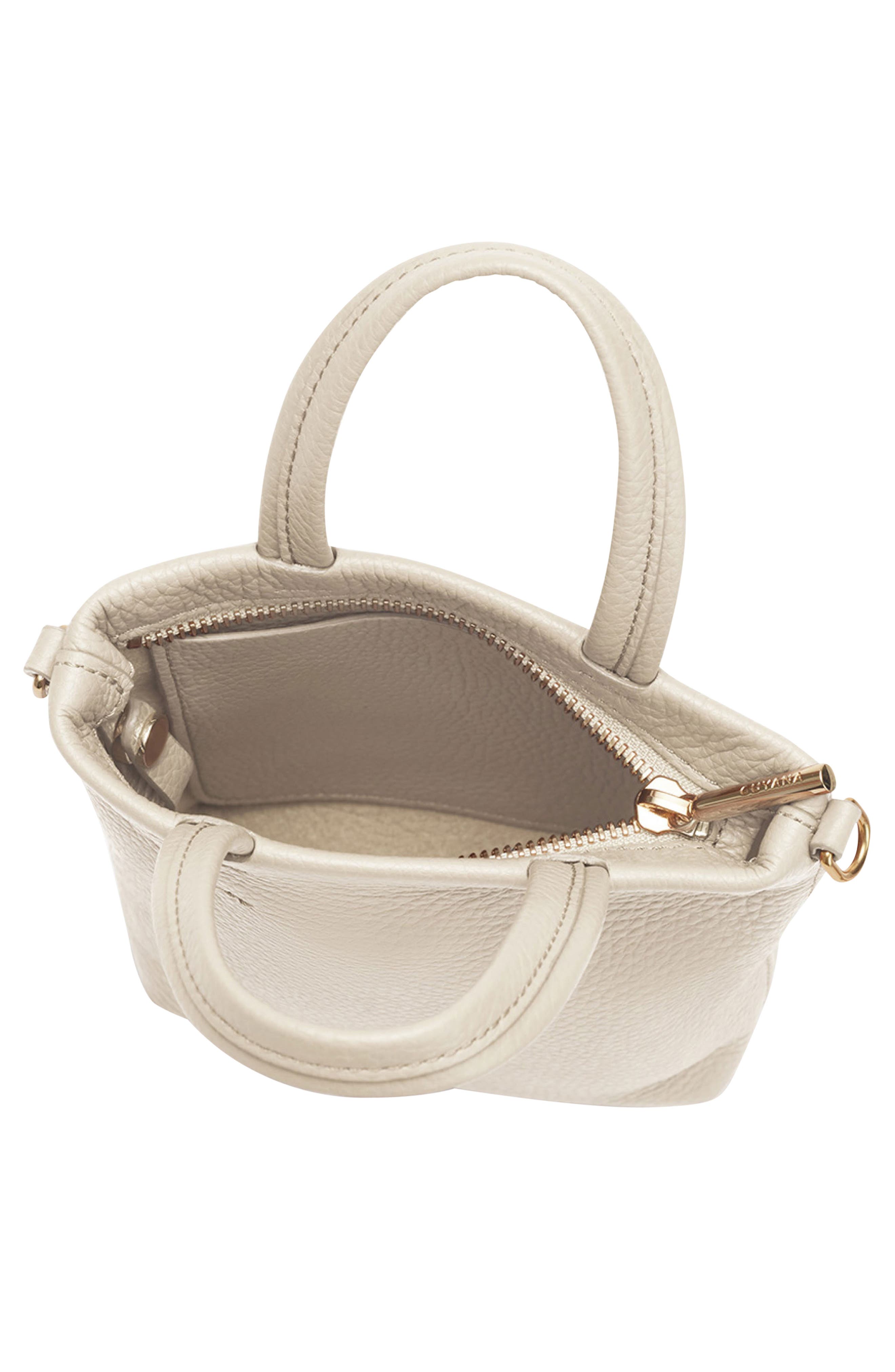 Cuyana Easy Phone Tote, Alternate, color, Ecru